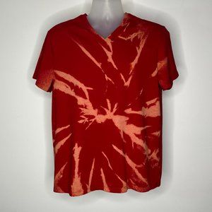 Men's red acid wash T-shirt - GoodFellow -